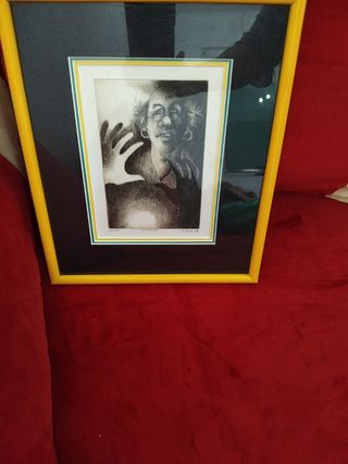 Grabado - Cuadro antiguo