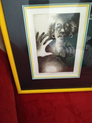 Grabado - Cuadro antiguo