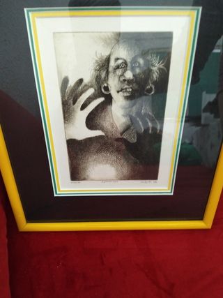 Grabado - Cuadro antiguo