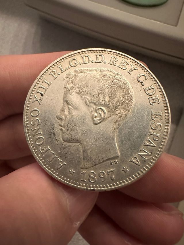 Moneda 1 Peso Islas Filipinas 1897