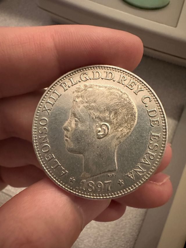 Moneda 1 Peso Islas Filipinas 1897