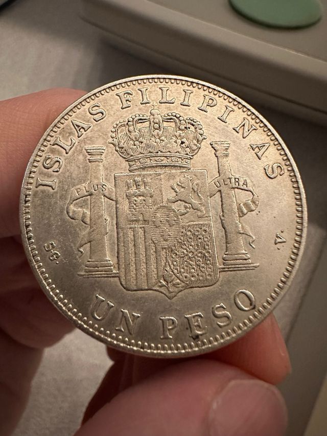 Moneda 1 Peso Islas Filipinas 1897