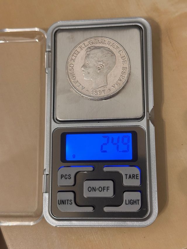 Moneda 1 Peso Islas Filipinas 1897