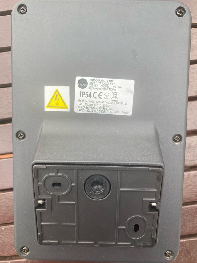 Foco exterior Inspire - Sensor movimiento