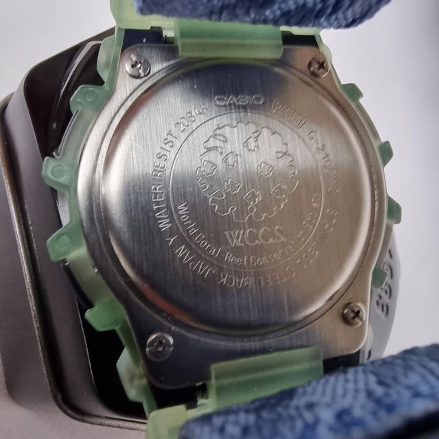 Casio G-Shock G-2100WC grafico de mareas y lunar