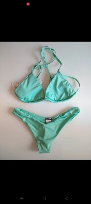 Bikini Calzedonia turquesa - Triángulo