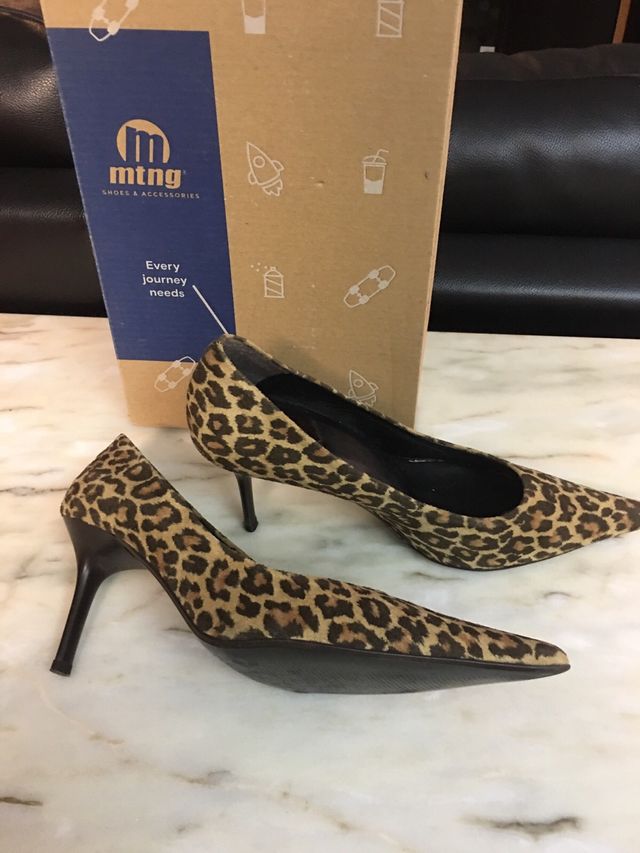Tacones Mustang - Piel Leopardo