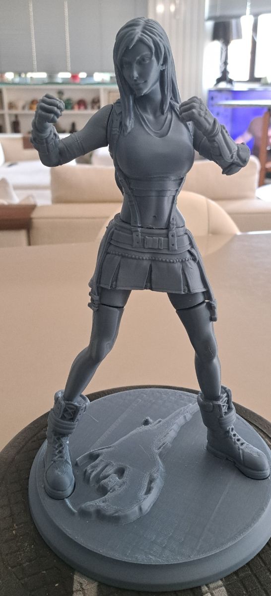 Statua Tifa Lockhart FFVII - 3D