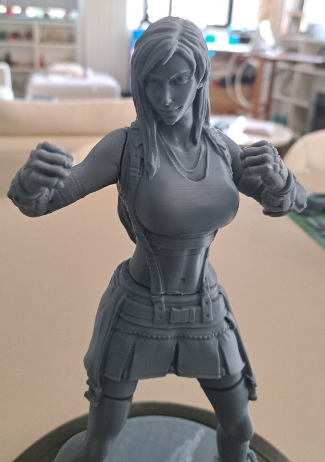 Statua Tifa Lockhart FFVII - 3D