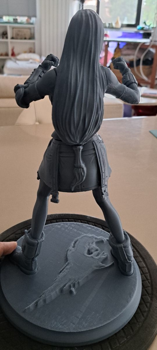 Statua Tifa Lockhart FFVII - 3D