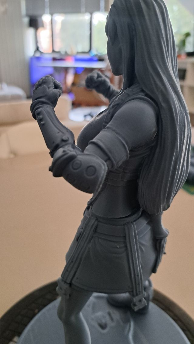 Statua Tifa Lockhart FFVII - 3D