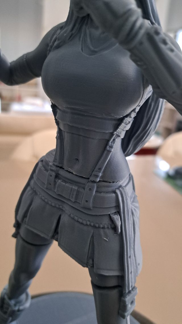 Statua Tifa Lockhart FFVII - 3D
