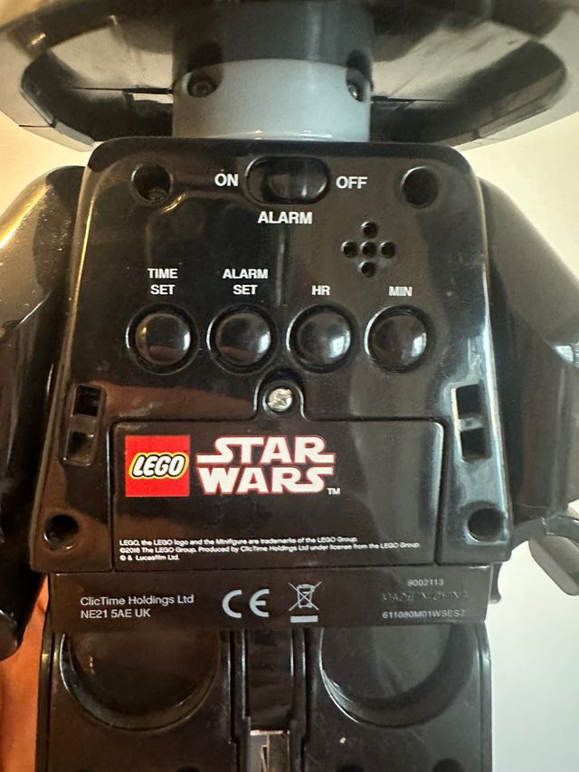 Despertador Darth Vader Lego Star Wars