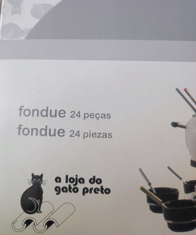 Fondue Loja do gato preto