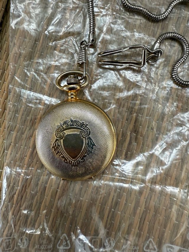 Reloj Bolsillo Dorado Antiguo