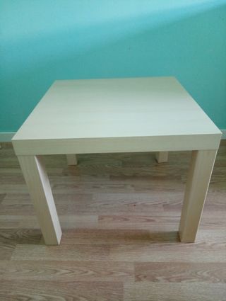 Mesita Ikea - Madera, Beige