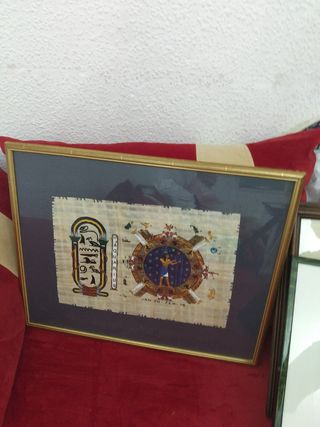 Cuadro Papyrus Egipcio - Zodiacal