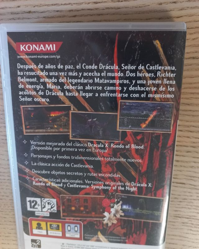 Castlevania: Dracula X Chronicles PSP Pal España