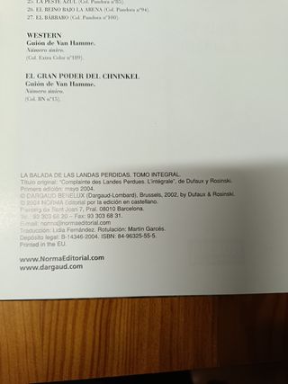 LA BALADA DE LAS LANDAS PERDIDAS INTEGRAL (Span...
