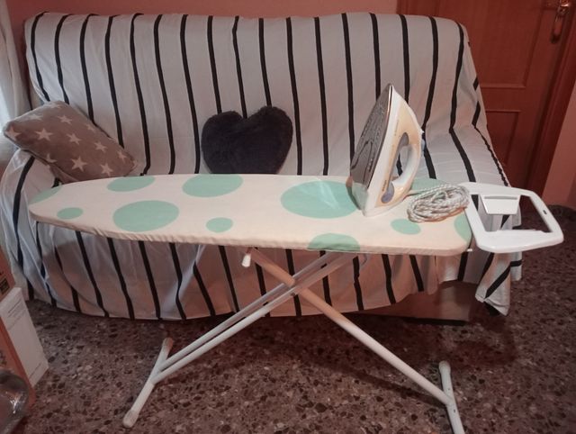 Tabla planchar + plancha