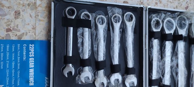 Juego Llaves Fijas Carraca 22pcs KraftWorld