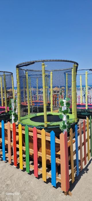 4 camas elásticas infantiles profesional 