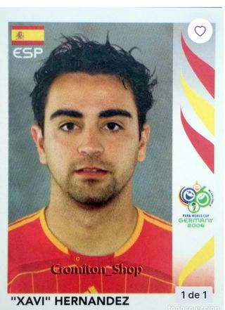 Cromo Xavi Hernández Alemania 2006
