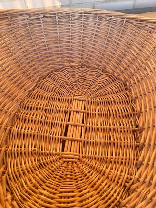 Cesto mimbre beige - Macetero