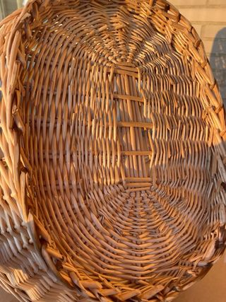 Cesto mimbre beige - Macetero