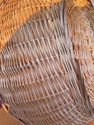 Cesto mimbre beige - Macetero