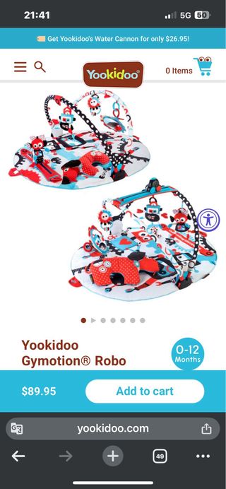 Gimnasio Bebé Yookidoo
Gymotion Robo
parque bebe