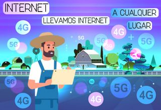 Internet Rural para casa de campo, playa o montaña
