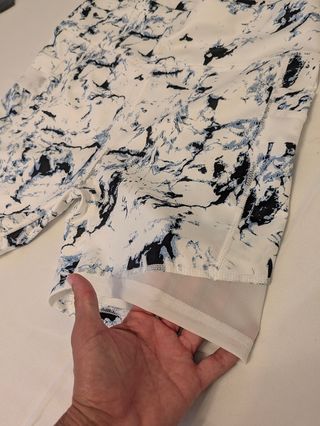 Mallas-Shorts deportivos - Blanco y azul