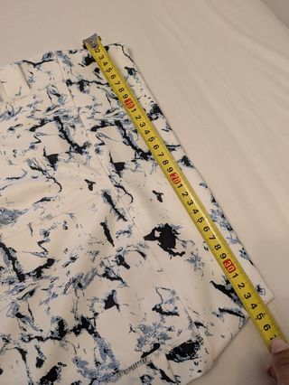 Mallas-Shorts deportivos - Blanco y azul