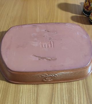 Pirofila Lasagne terracotta vintage