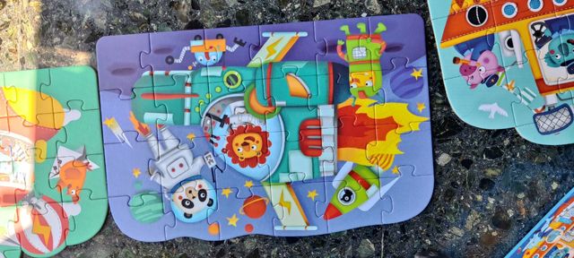 4 Puzzles infantiles Mideer nuevos