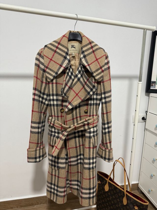 Abrigo Burberry - Lana - Beige/Marrón