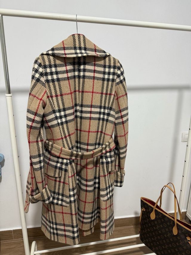 Abrigo Burberry - Lana - Beige/Marrón
