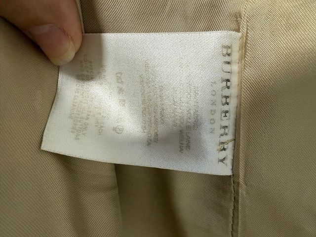 Abrigo Burberry - Lana - Beige/Marrón