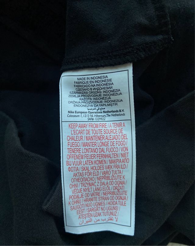 Felpa Nike nera donna