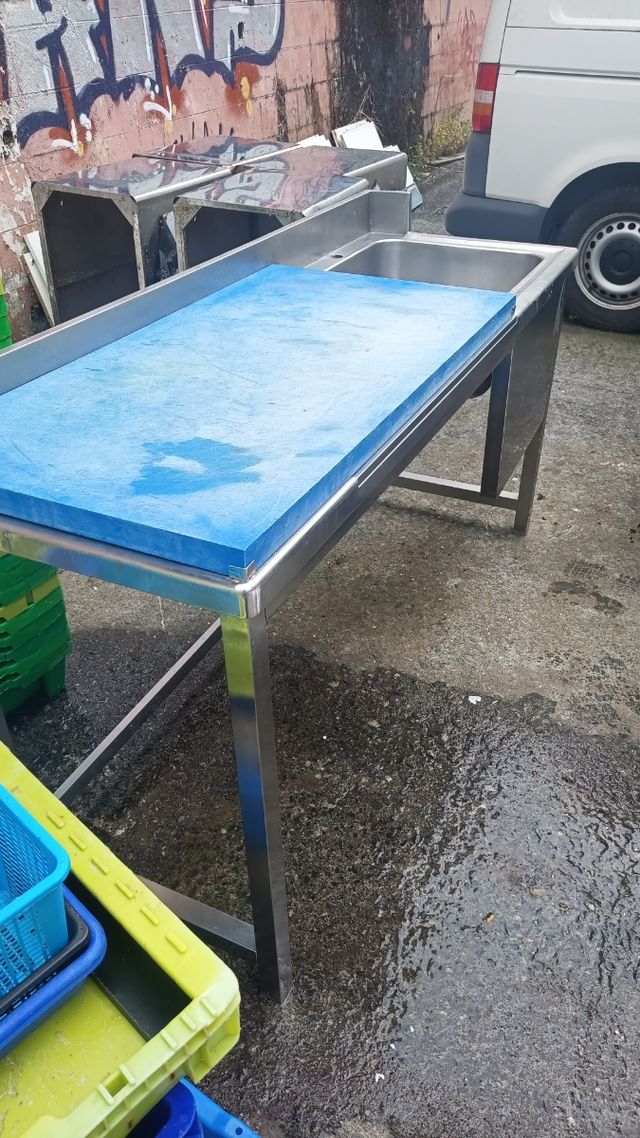 Lavello in acciaio inossidabile di