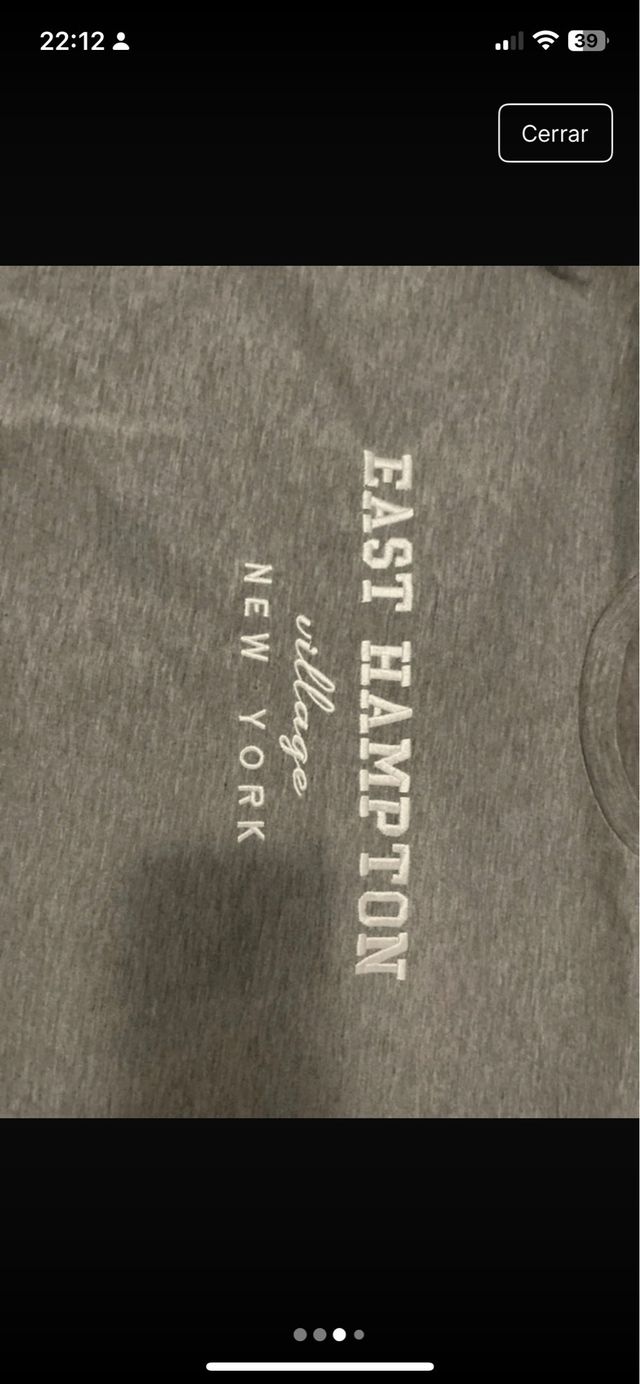 Camiseta gris East Hampton L