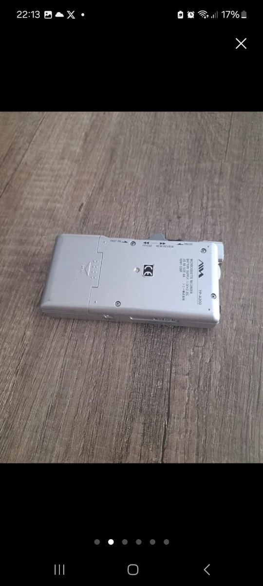 Grabadora Aiw TP-A200 - Gris Plata