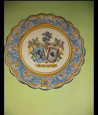 Plato decorativo | Cerámica pintada a mano