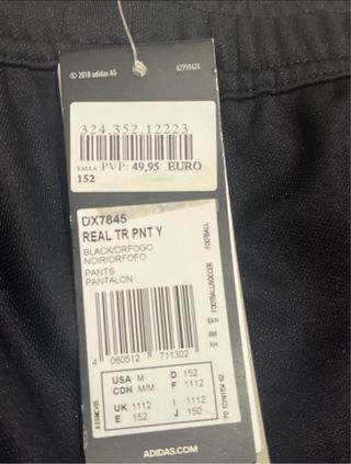 Pantalones Adidas Real Madrid