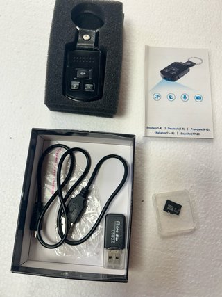 tangmi Cámara Espía Oculta Llave Coche 1080P 64gb