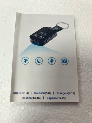 tangmi Cámara Espía Oculta Llave Coche 1080P 64gb