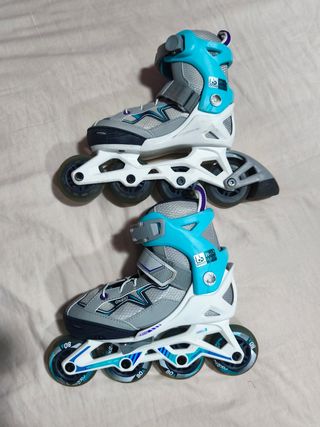 Patines Oxelo niña, talla ajustable 29-32

