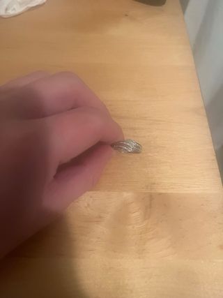 Anillo oro blanco diamantes