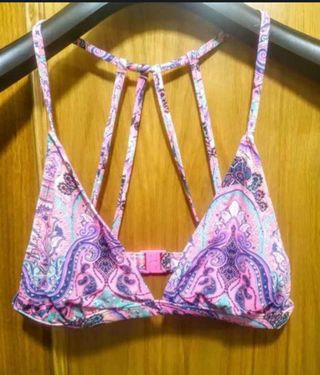 Bikini top + falda cubrebikini t- S